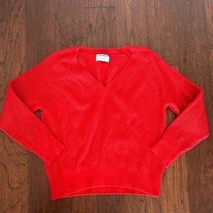 Old Navy red pullover sweater Sz S